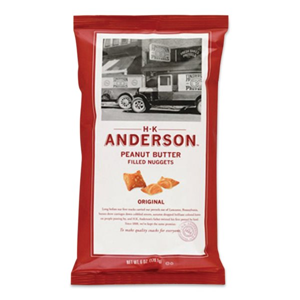 H.K. Anderson Peanut Butter Filled Pretzel Nuggets, Original, 25 oz Packets, 8PK GOV20378